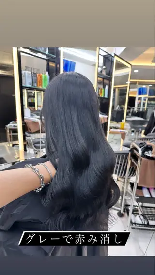 ロング 店長山田 やまでぃーのヘアスタイル