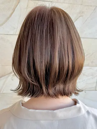 ミディアム カラー yukii 八事大石 明葉のヘアスタイル