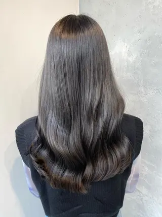ロング カラー 【艶髪×韓国風】 毛流れ職人 RYOのヘアスタイル