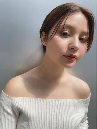 ショート カラー ケアカラー×髪質改善 🌙OKUBO🌙のヘアスタイル