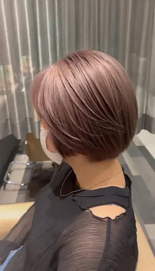 ショート カラー 西中島エリアNo.1 ✨髪質改善ラビマーニのヘアスタイル