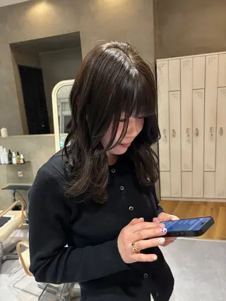 カラー 艶髪ストレート/ はるあ️の眉毛・アイブロウイメージ