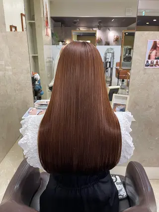 ロング 縮毛・酸性ストレート 特化のヘアスタイル