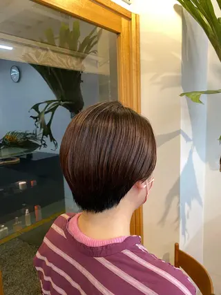 ショート カラー うる艶ヘア♡韓国好き 透明感　shotaのヘアスタイル