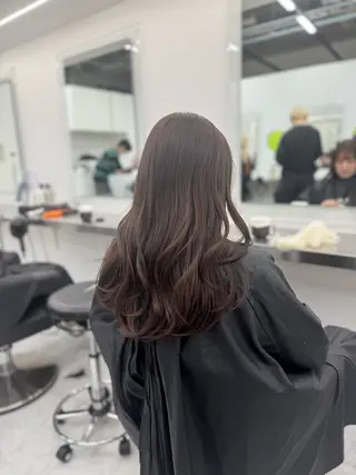 ミディアム カラー 韓国トレンドカット カラー🤍しゅうじのヘアスタイル