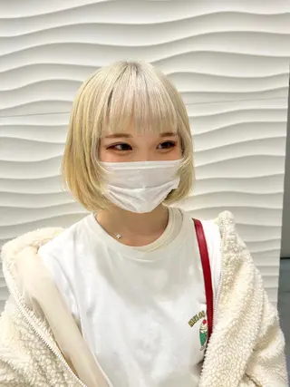 ミディアム カラー 中川 茜里のヘアスタイル