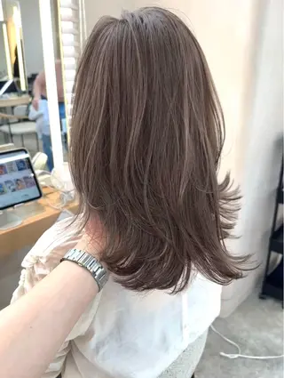 ミディアム 北間 寛哉のヘアスタイル