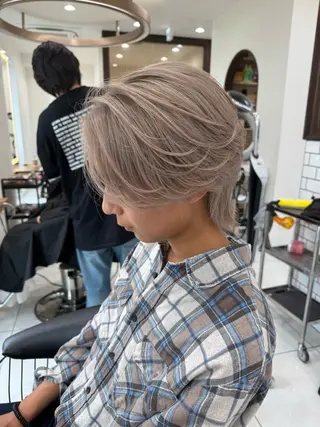 カラー メンズ 菅野 心悠/メンズヘアのヘアスタイル