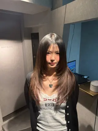 ロング 🐺新宿manabu カットモデル募集中のヘアスタイル