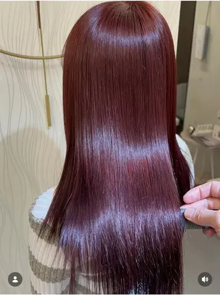ロング 服部飛鳥 縮毛矯正 髪を綺麗にする人 栄のヘアスタイル