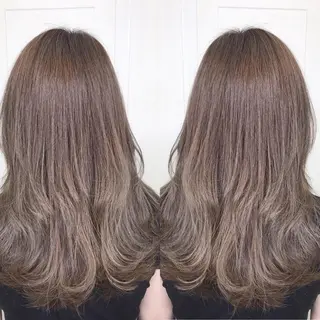 ロング カラー 縮毛矯正×髪質改善 店長　DAITOのヘアスタイル