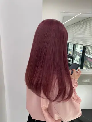セミロング カラー ヘアアレンジ メンズ ブリーチなし透明感 カラー/MISANOのヘアスタイル
