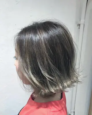 ミディアム カラー パーマ ヘアアレンジ 縮毛矯正/美髪 髪質改善/石田幸輔のヘアスタイル
