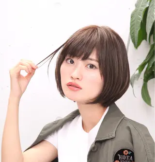 ショート カラー みうら ミウラのヘアスタイル
