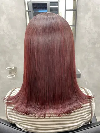 ロング カラー すぐ巻ける縮毛矯正 🍀勝倉　麗のヘアスタイル