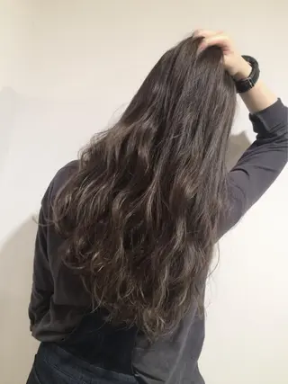 セミロング ロング カラー ヘアアレンジ 韓国♡ハイライト ♡YURIのヘアスタイル