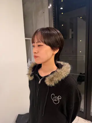 ショート ホリグチ ルナのヘアスタイル
