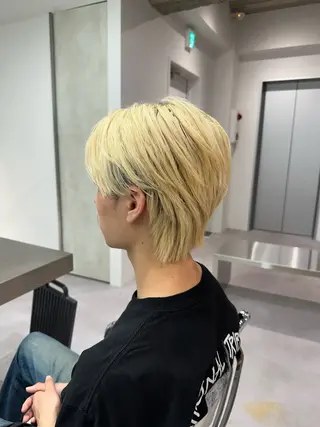 ショート メンズ 丸山飛鳥/アメカジ /パーマ/渋谷/のヘアスタイル