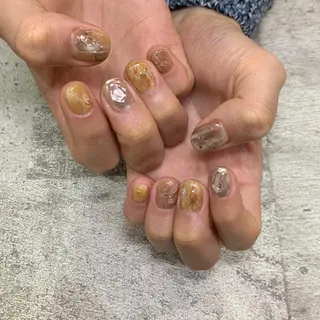 ネイル 新宿ニュアンスネイル makotoのネイルデザイン