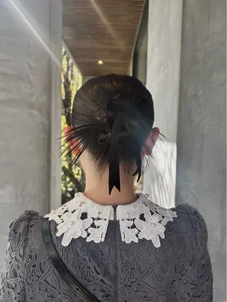 ミディアム ヘアアレンジ Lapis / miyu.のヘアスタイル