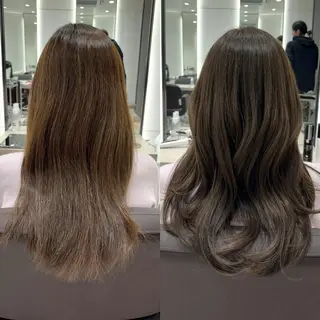 ミディアム EIGHT plum TOKIOリミテッドのヘアスタイル