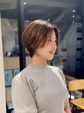 ショート SNSモニター募集！ くせ毛特化/大村のヘアスタイル