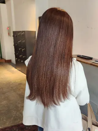 ロング ハヤシ マユ ✂ 府中美容室のヘアスタイル