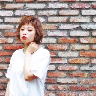 ミディアム カラー パーマ 🟦髪質改善6年 💊YAMAMOTOのヘアスタイル