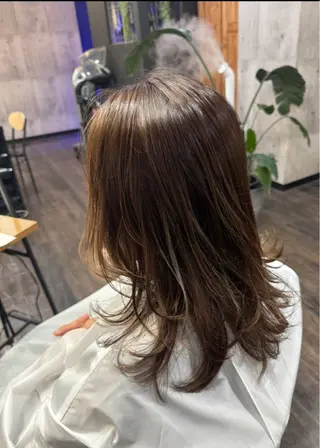 セミロング レイヤーカット特化 💜SARIのヘアスタイル