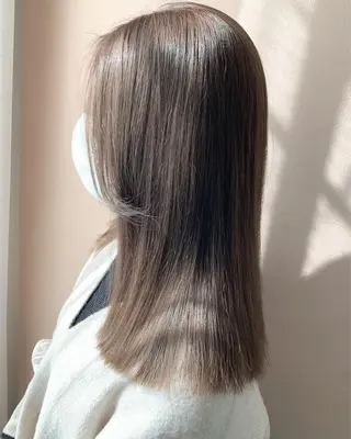 ロング カラー hub hair レイヤー/透明感のヘアスタイル