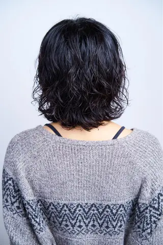 ショート パーマ 似合わせカット unix 藤田 学のヘアスタイル