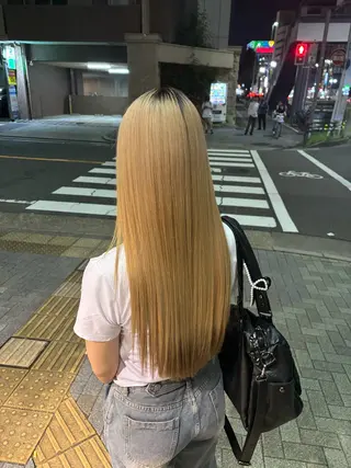 ロング 縮毛矯正/髪質改善 /山田梨央のヘアスタイル