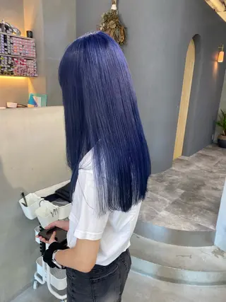 ロング カラー 前橋 姫奈のヘアスタイル