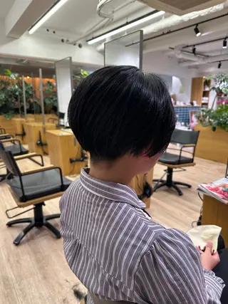 ショート 切りっぱなし/髪質 改善矯正/さやか🫧のヘアスタイル