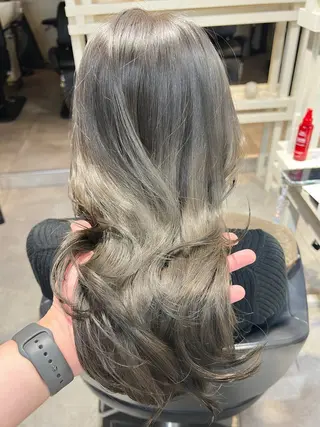 ロング 恵比寿韓国レイヤー× 艶透明感カラー大場のヘアスタイル