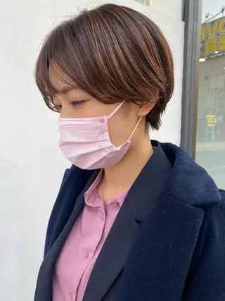 ショート 小林 朋花のヘアスタイル