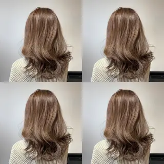 セミロング ✨縮毛矯正✖︎顔周り レイヤー✨ナカムラのヘアスタイル