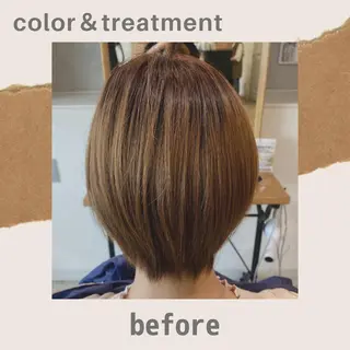 ショート カラー メンズカット/パーマ 👟黒田紗名👟のヘアスタイル