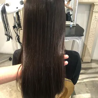 ロング 植田 彩加のヘアスタイル