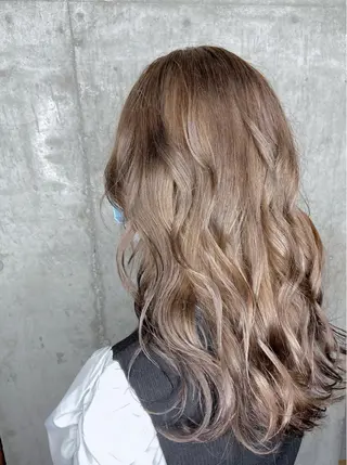 ロング カラー ヘアアレンジ ❤️カラー得意 🧡松浦睦樹❤️のヘアスタイル