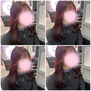 ロング カラー 髪質改善×矯正🫧 韓国ヘアasamiのヘアスタイル