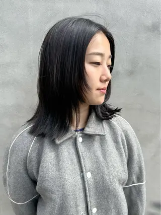 ミディアム 【店長】Lond山本 大輔のヘアスタイル
