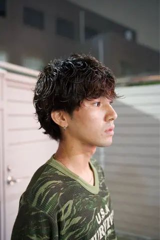 ショート パーマ メンズ メンズ特化🔥 颯太のヘアスタイル