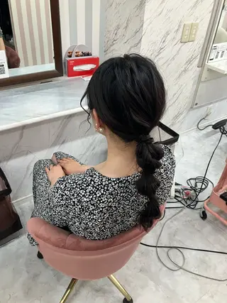 ヘアアレンジ eyelash 大正のマツエク・マツパデザイン