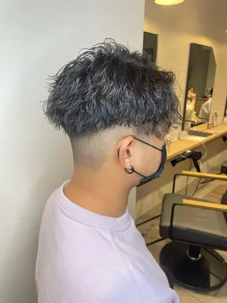 パーマ メンズ 渋谷/フェード/ 國分 翔のヘアスタイル