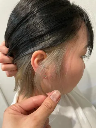 ショート カラー ヘアアレンジ 美髪矯正/髪質改善 レガロ堺市伏尾/松田のヘアスタイル
