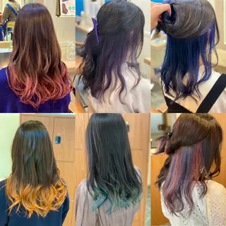 カラー 米林 遼のヘアスタイル