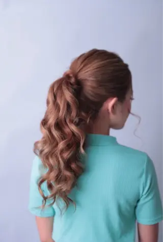 ロング ベルグロー🧡 心斎橋スタッフ🦋のヘアスタイル