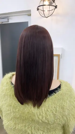セミロング カラー ✨髪質改善✨原宿 えのもと　はなのヘアスタイル
