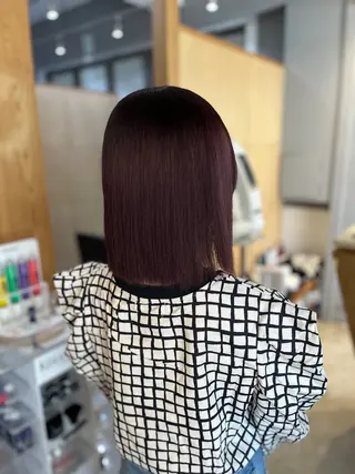 ミディアム miloc naha ナナカのヘアスタイル